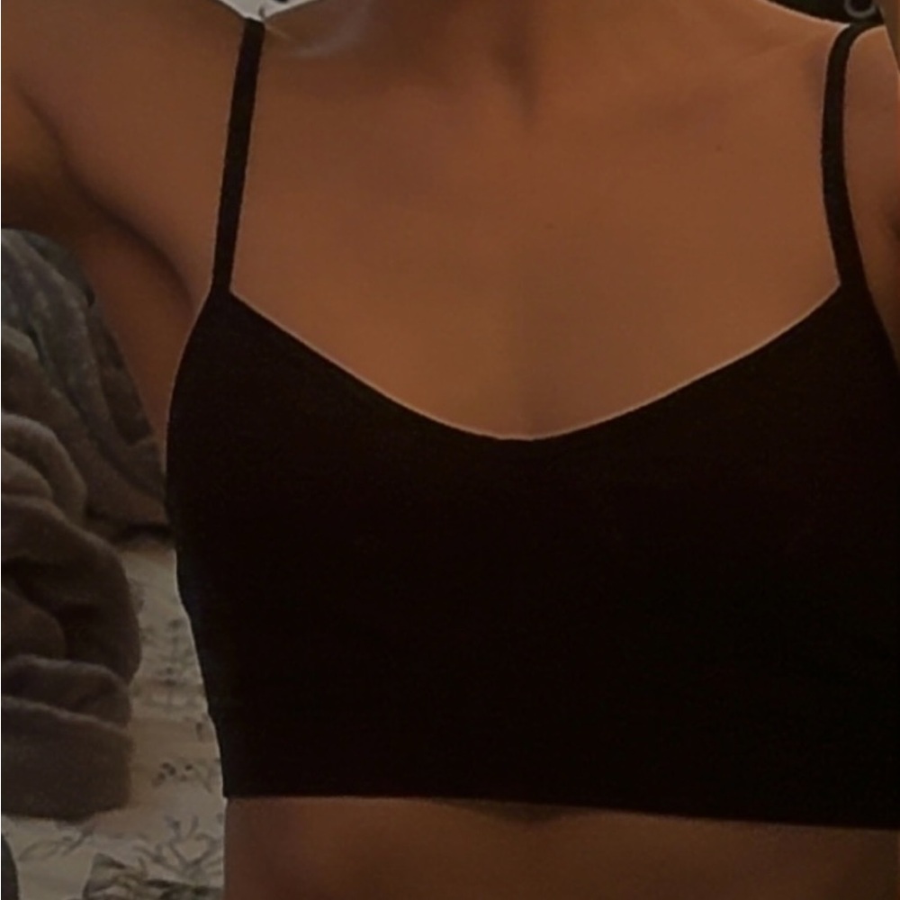 BNWOT Athleta D-DD+ Black Sports Bra (M) - Picture 7 of 8